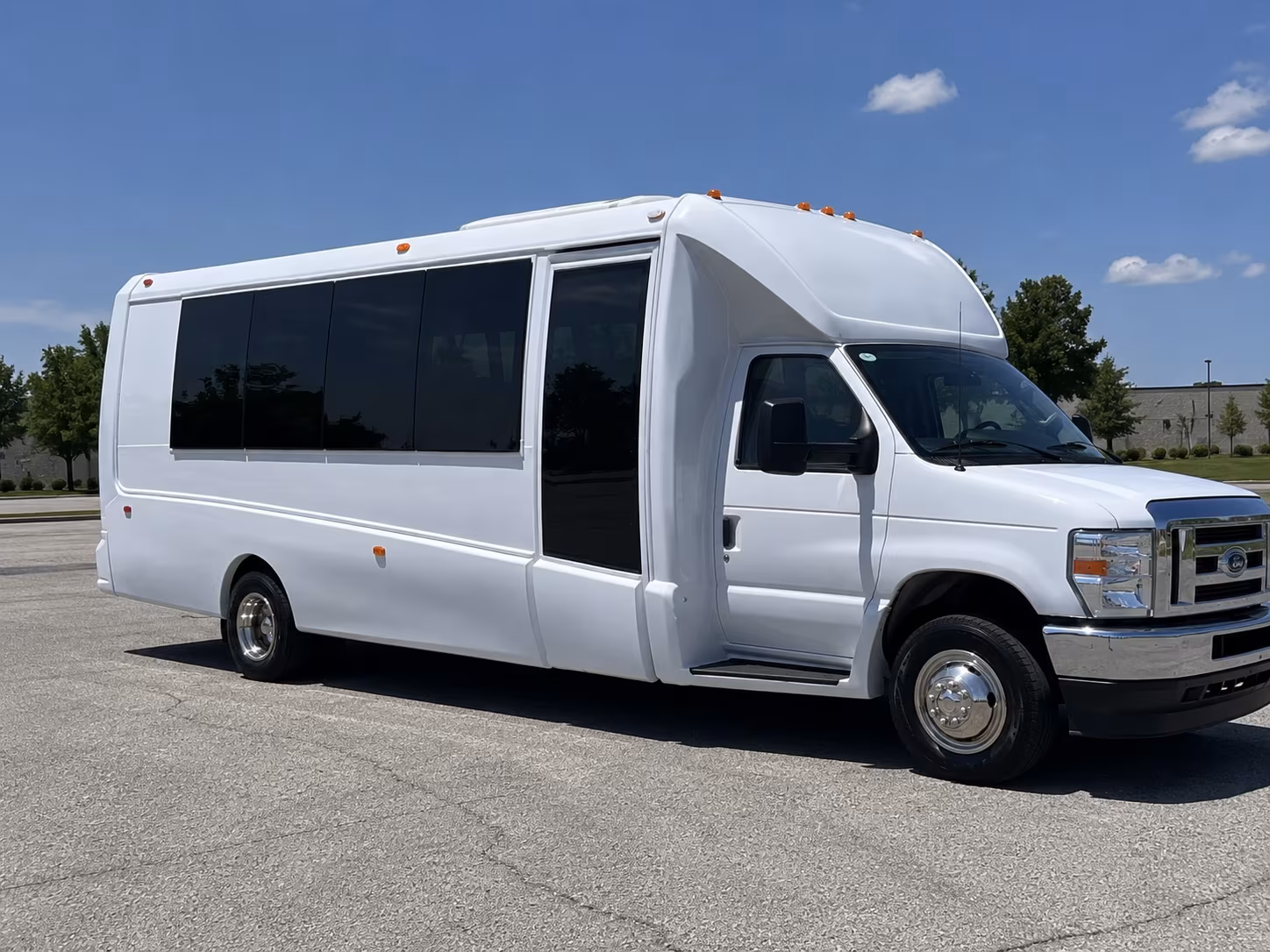 Passenger seating aboard a party bus rental serving San Diego