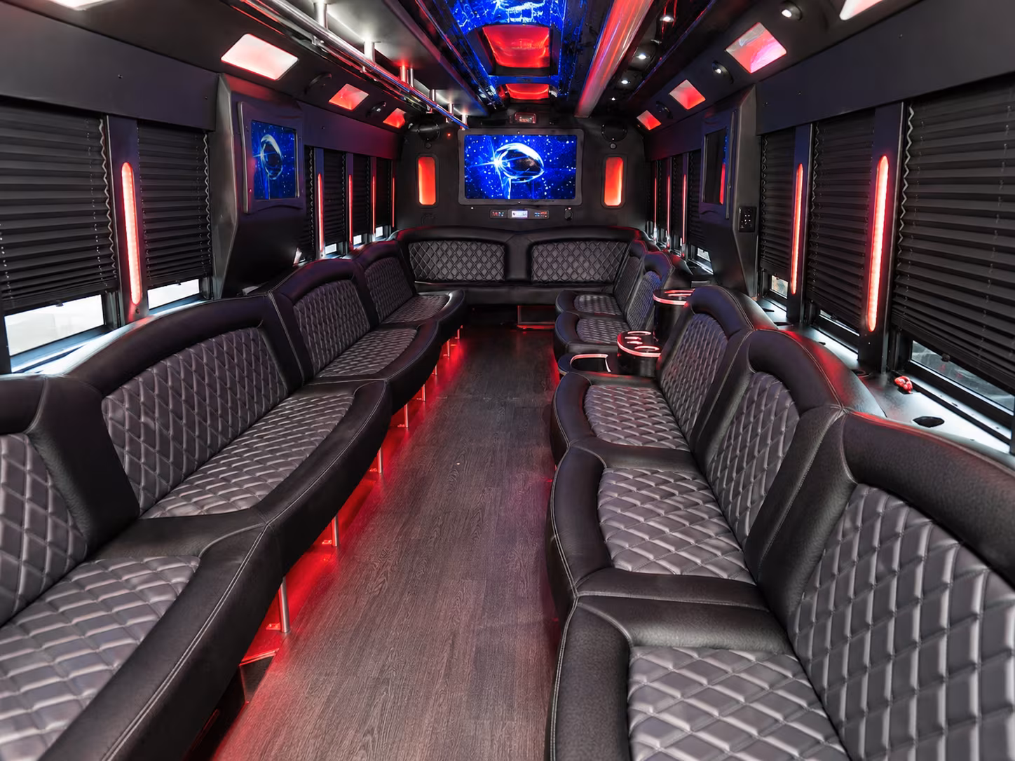 San Diego Bachelor & Bachelorette Transportation party bus exterior