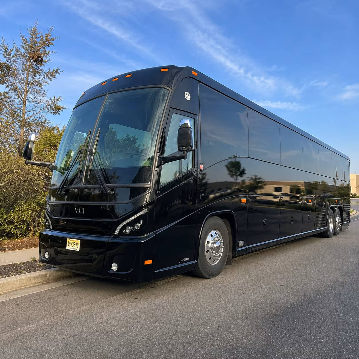 San Diego Corporate Transportation party bus exterior