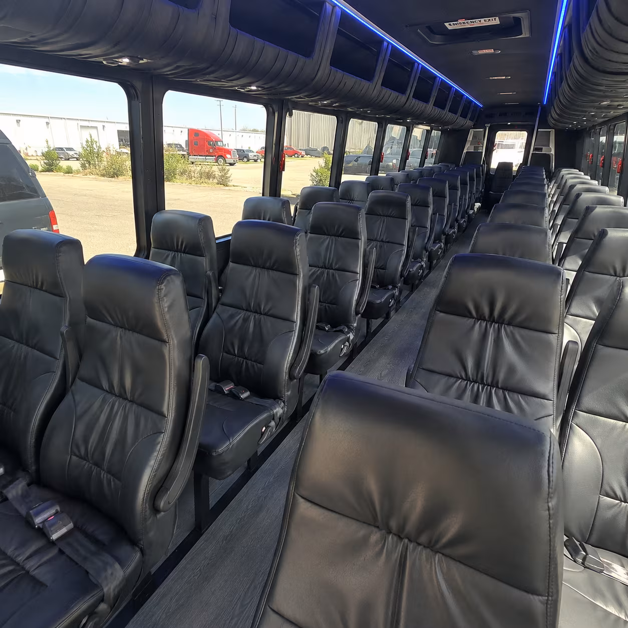 San Diego Corporate Transportation party bus exterior