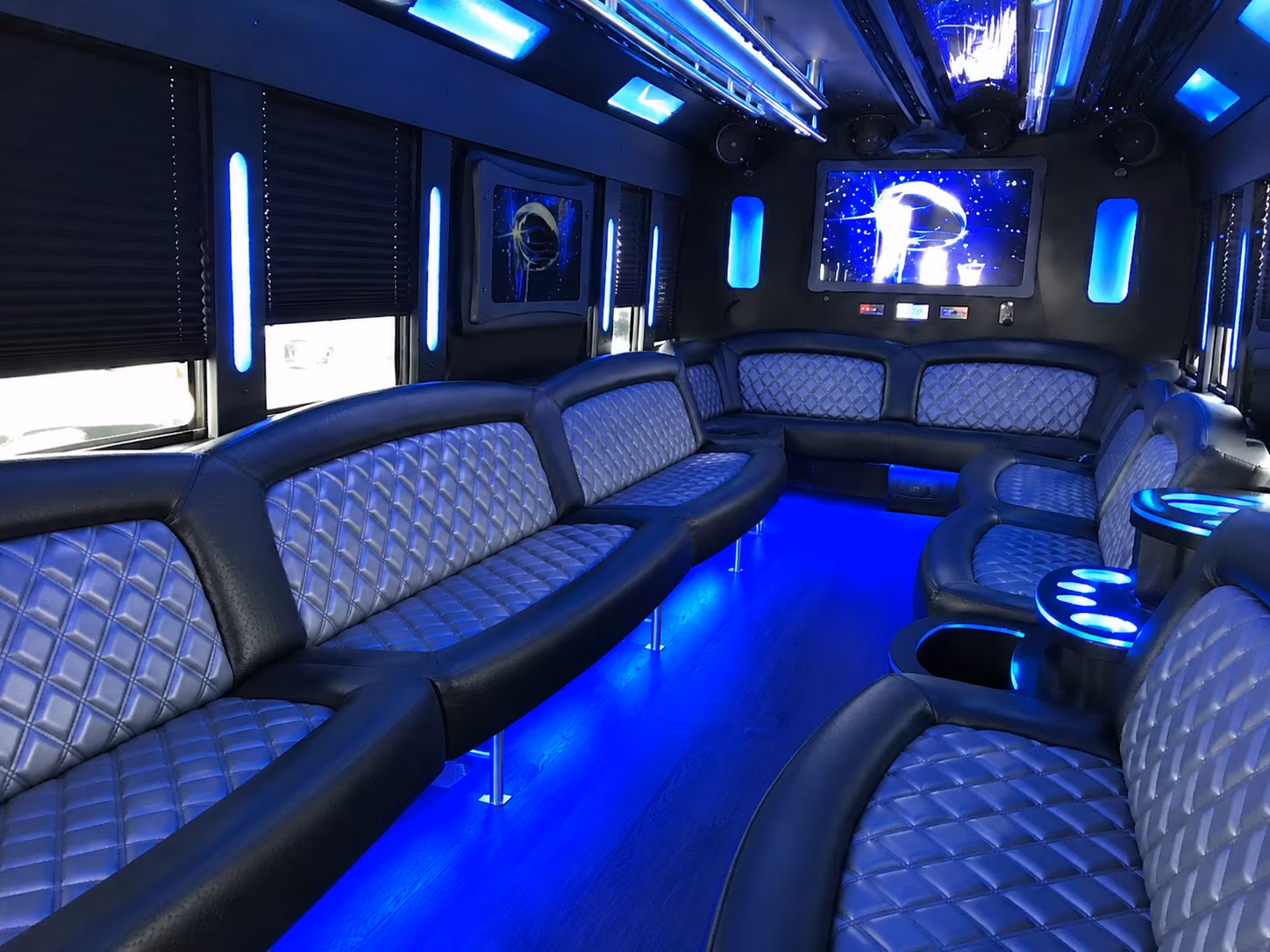 San Diego Prom & Homecoming Transportation party bus exterior