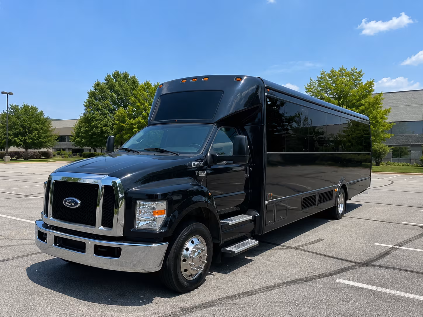 San Diego Prom & Homecoming Transportation party bus exterior