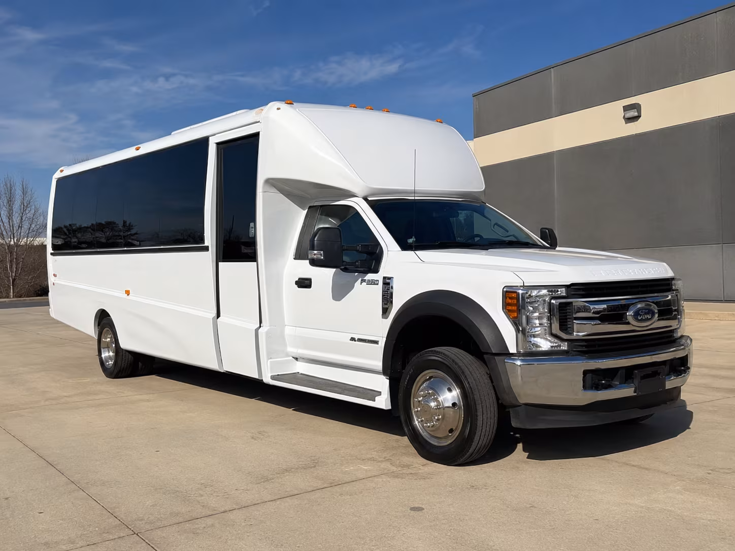 San Diego School Event Transportation party bus exterior