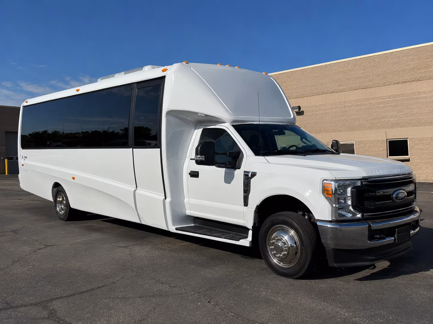 San Diego School Event Transportation party bus exterior