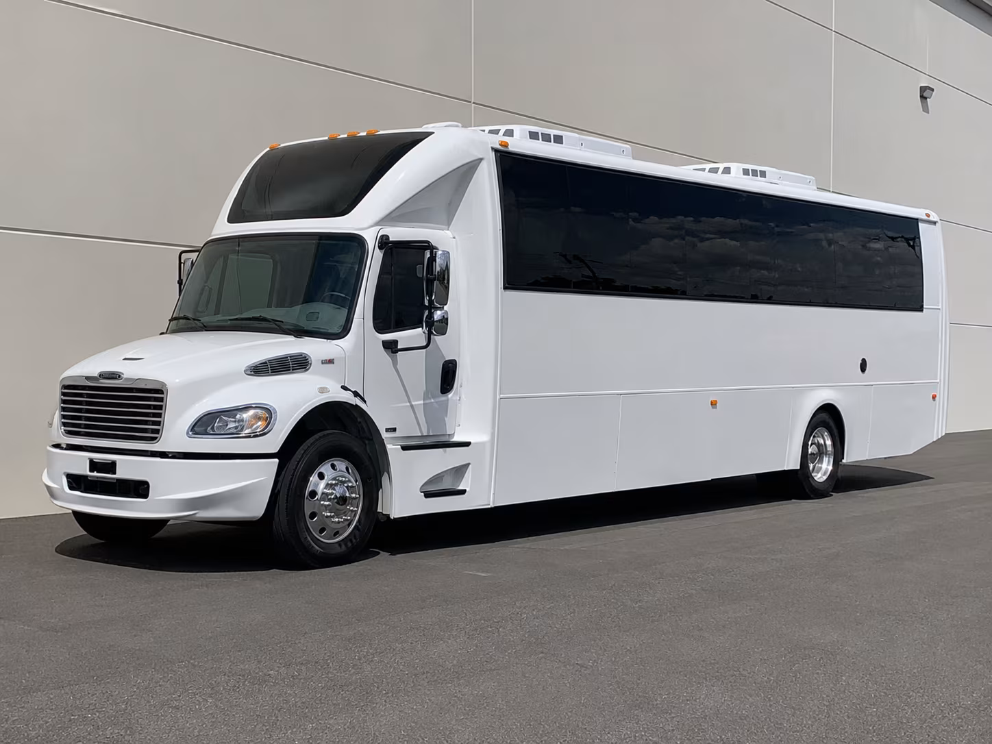 San Diego Sporting Event Transportation party bus exterior