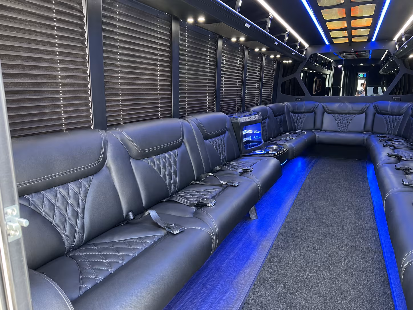 San Diego Wedding Transportation party bus exterior